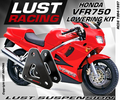 1994-1997 Honda VFR750 lowering kit by LUST Racing