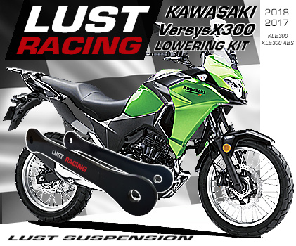 2017-2019 Kawasaki Versys X-300 lowering kit, KLE 300 lowering kit by lust racing