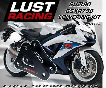 2011-2012 Suzuki GSX-R750 lowering kit L1-L2