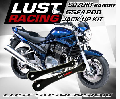 GSF1200 Bandit jack up kit. Lust Racing Suzuki Bandit 1200 jack up kit, image