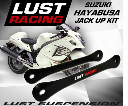 Hayabusa jack up kit. Lust Racing jack up kit for Suzuki GSX1300R Hayabusa, image