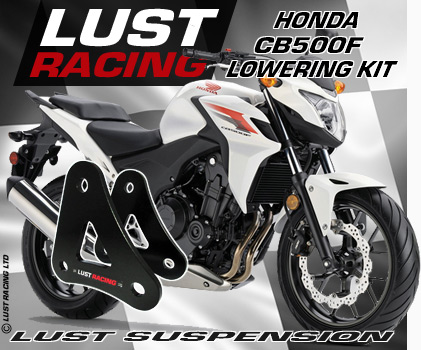 Honda CB500F lowering kit, cb500f accessories, seat height lowering