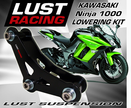 2014-2016 Kawasaki Ninja 1000 lowering kit by LUST Racing