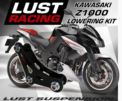 2010-2013 Kawasaki Z1000 lowering kit by LUST Racing