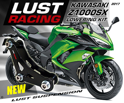 2017-2019 Kawasaki Z1000SX lowering kit by LUST Racing