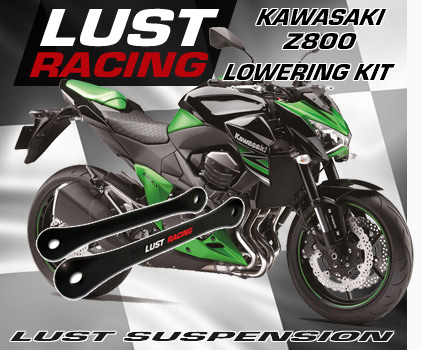 2013-2017 Kawasaki Z800 lowering kits Z800e lowering links LUST Racing