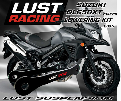2015-2019 Suzuki V-strom DL650 XT lowering kit, LUST Racing lowering links DL650 XT V-strom