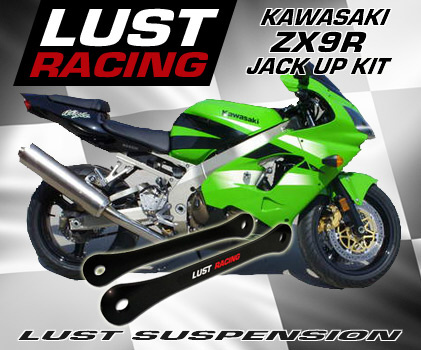 ZX9R jack up kit. Lust Racing rear suspension jack up kit for Kawasaki ZX-9R